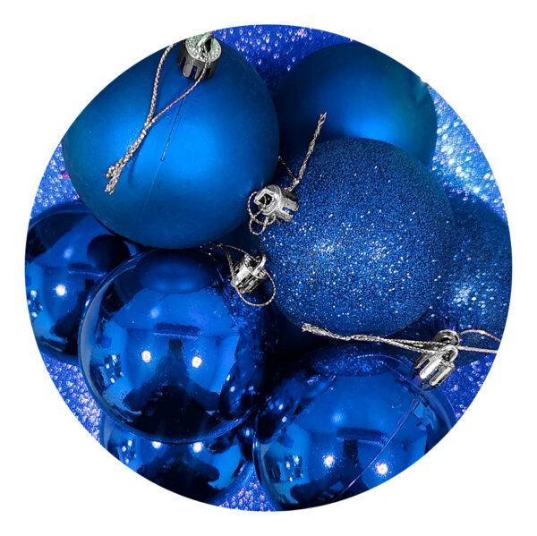 24 Bolas Navidad Esferas Pelotas Gibre Satinada Espejo 6cm
