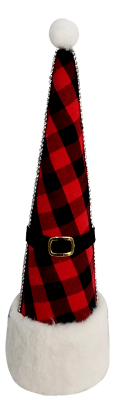 Gorro Cono Leñador Navideño 41cm Decoración Navidad - Cc