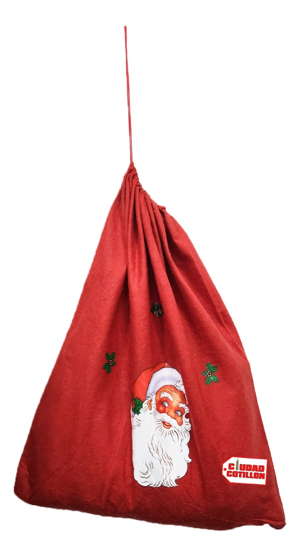 Bolsa Saco 50x60 Cm Regalos Papá Noel Navidad - Cc