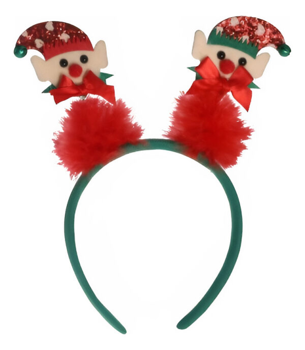 Vincha Navidad Duendes Elfos Papa Noel - Ciudad Cotillon